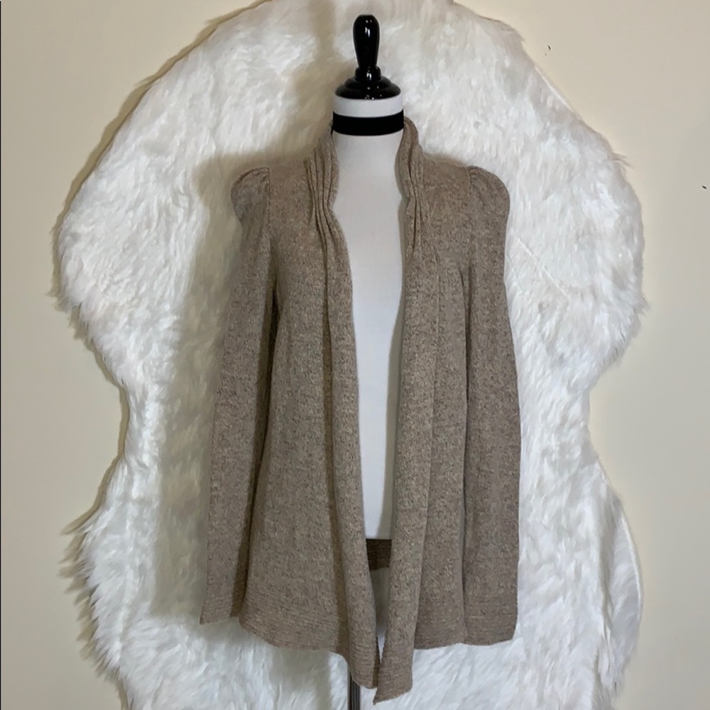 Anthropologie KYU Yamate St. Tan Cardigan - Picture 1 of 6